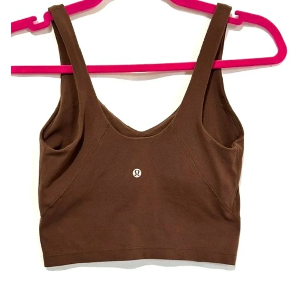 Lululemon Size 4 Brown Align Sports Bra Tank Top